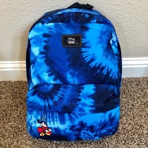 Vans Mickey Mouse sorcerer tie dye backpack